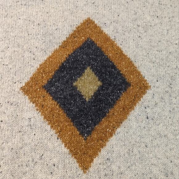 Pierre Cardin Vintage Aztec Lambswool/Cotton T-Neck Sweater Women's Size S - Picture 8 of 11